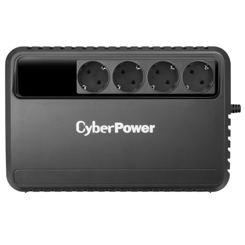 ИБП CyberPower BU1000E, Line-Interactive, 1000VA/600W, 4 Schuko розетки, Black, 0.4х0.3х0.3м., 7.8кг./ UPS Line-Interactive CyberPower BU1000E 1000VA/600W (4 EURO)