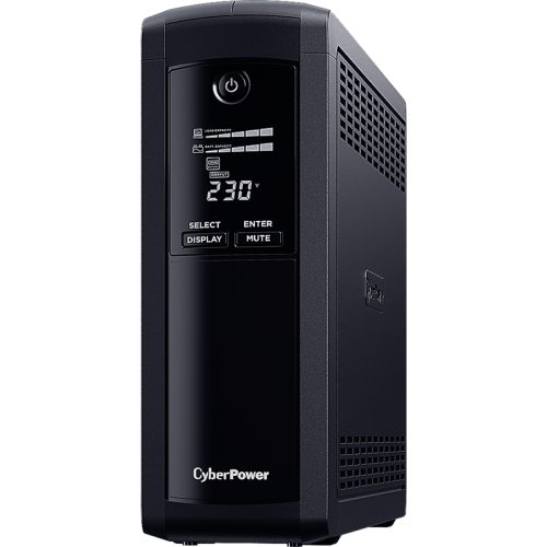 Источник бесперебойного питания/ UPS CyberPower VP1200ELCD Line-Interactive 1200VA/720W USB/RS-232/RJ11/45  (4 + 1 EURO)