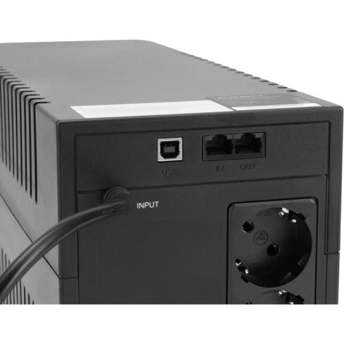 Источник бесперебойного питания Ippon Back Basic 1200 LCD Euro 600Вт 1200ВА черный