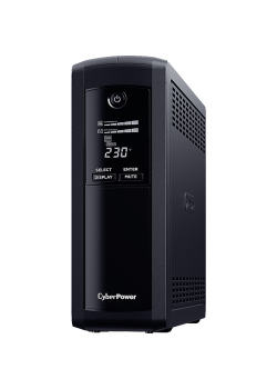 Источник бесперебойного питания/ UPS CyberPower VP1600ELCD Line-Interactive 1600VA/960W USB/RS-232/RJ11/45  (4 + 1 EURO)