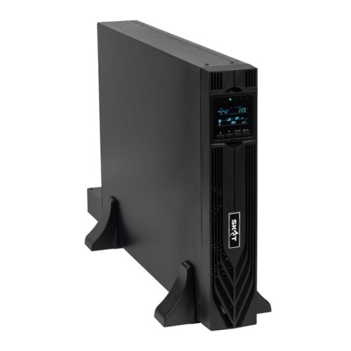 8777 SKAT-UPS 10000-RACK-ON P3 ИБП 10 кВа/10 кВт, 2U, On-Line, синус, внешн. АКБ 240В, ток заряда 15А, USB, RS232, RS485, параллельный порт, слот для карт (SNMP, реле), EPO, ШхГхВ 440х622х88, масса 17.0 кг