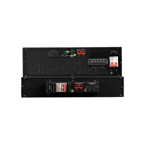 ИБП Systeme Electric Smart-Save Online SRV 10000 ВА, монтаж в стойку 5U, 230 В, 1:1, клеммный вход/выход, SmartSlot, LCD, USB, версия с возможностью увеличения времени автономии, 2 кор.