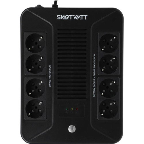 Источник бесперебойного питания Smartwatt SAFE PRO 600 360Вт 600ВА черный