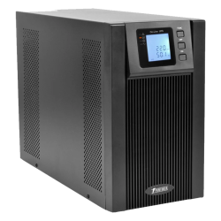 ИБП POWERMAN Online 2000, LCD, двойного преобразования, 2000ВА, 1800Вт, 3 евророзетки с резервным питанием, USB, RS232, слот SNMP, разъем EPO, батарея 12В 9Ач 4 шт., 191 х 460 х 337 мм., 20 кг./ UPS POWERMAN Online 2000, LCD, double conversion, 2000VA, 18