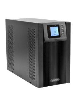 ИБП POWERMAN Online 2000, LCD, двойного преобразования, 2000ВА, 1800Вт, 3 евророзетки с резервным питанием, USB, RS232, слот SNMP, разъем EPO, батарея 12В 9Ач 4 шт., 191 х 460 х 337 мм., 20 кг./ UPS POWERMAN Online 2000, LCD, double conversion, 2000VA, 18