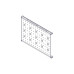 Fixed shelf Systeme Electric, Uniprom series, 1U, 650mm, 120kg