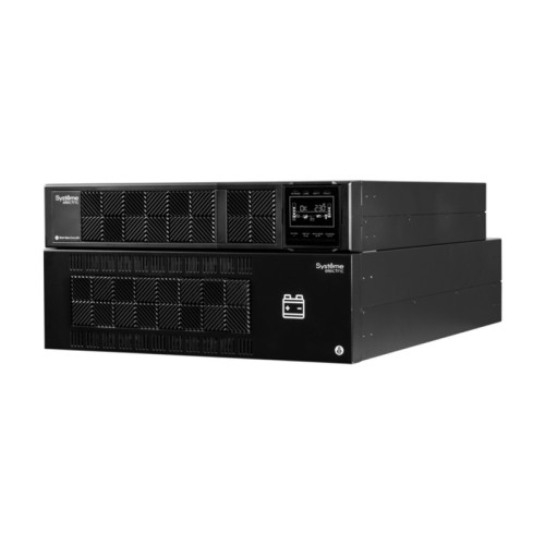 ИБП Systeme Electric Smart-Save Online SRV 6000 ВА, конвертируемый форм-фактор 5U, 230 В, 1:1, клеммный вход/выход, SmartSlot, LCD, USB, версия с возможностью увеличения времени автономии, 2 кор.