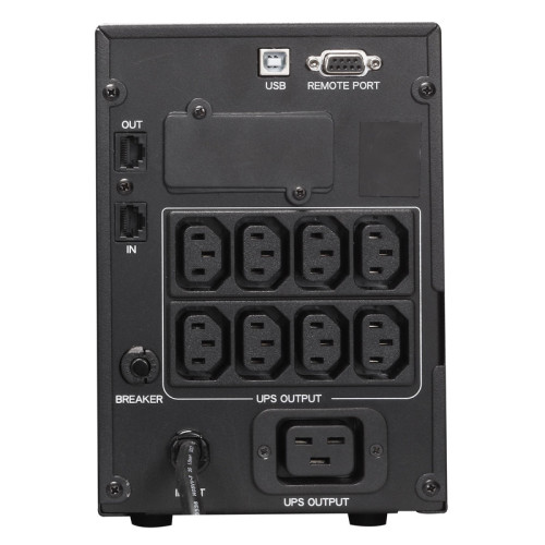 Источник бесперебойного питания Powercom Smart King Pro+ SPT-3000 LCD 2400Вт 3000ВА черный/ UPS Powercom Smart King Pro+ SPT-3000 LCD 2400W 3000Va black