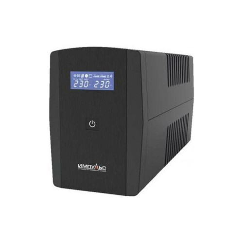 Источник бесперебойного питания Импульс Юниор Смарт 800 480Вт 800ВА черный