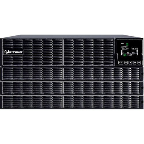 Источник бесперебойного питания/ UPS CyberPower OLS10KERT5U Online 10000VA/10000W USB/RS-232/Dry/EPO/SNMP/CloudCard/(4 IEC С13, 4 IECC19, terminal block)/bat.detect./МВ