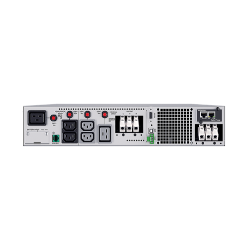Источник бесперебойного питания/ UPS CyberPower OL5KERTHD NEW Online 5000VA/5000W USB/RS-232+ Сухой контакт/EPO/SNMPslot (IEC C19 x 2, IEC C13 x 4, 1 клеммная колодка) Источник бесперебойного питания/ UPS CyberPower OL5KERTHD NEW Online 5000VA/5000W USB/RS-232+ Сухой контакт/EPO/SNMPslot (IEC C19 x 2, IEC C13 x 4, 1 клеммная колодка)