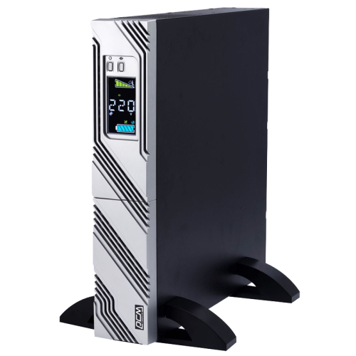 ИБП SRT-1500A, линейно-интерактивный, 1500ВА, 1350Вт, LCD, Rack/Tower, 8 розеток IEC320 C13 с резервным питанием, USB, RS-232, слот под SNMP карту, EPO, защита RJ45, ШхГхВ 428х563х84мм., вес 24кг./ UPS POWERCOM SRT-1500A, line-interactive, 1500VA, 1350W, 