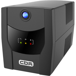 Башенный линейно-интерактивный ИБП/ ИБП CBR [QTM-1200T-6I-LCUC] Line Interactive  1200VA/720W 9Ah12V 6 x С13, HID-USB, RJ45/11