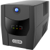 Башенный линейно-интерактивный ИБП/ ИБП CBR [QTM-1200T-6I-LCUC] Line Interactive  1200VA/720W 9Ah12V 6 x С13, HID-USB, RJ45/11