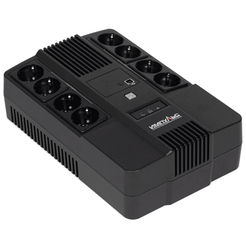 ИБП МАСТЕР 1000, 1000/600 ВА/Вт, LED, USB, RJ11/RJ45, SCHUKOx8/ line-interactive AS brick