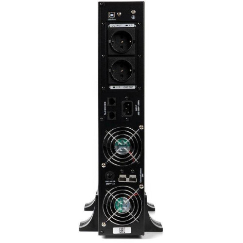 Источник бесперебойного питания Бастион RAPAN-UPS 3000-RACK-IN-4X9 2100Вт 3000ВА черный