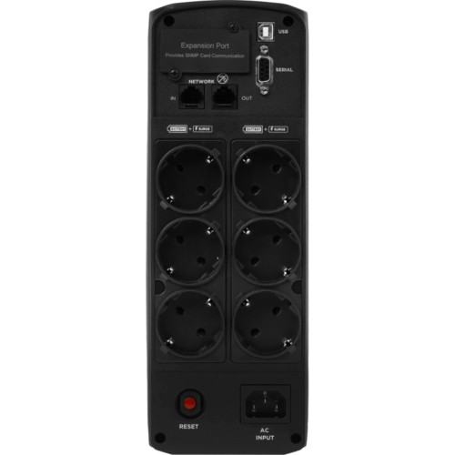 Источник бесперебойного питания/ UPS Line-Interactive CyberPower CP1600EPFCLCD 1600VA/1000W USB/RS-232/RJ11/45/USB/SNMPslot  charger A/С (6 EURO), с чистым синусом при работе от АКБ