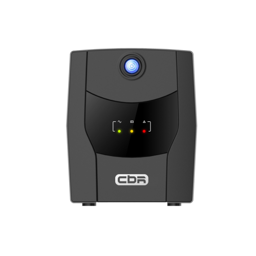 Башенный линейно-интерактивный ИБП/ ИБП CBR [QTM-1500T-4F-LCUC] Line Interactive  1500VA/900W 9Ah12V 4 x Shuko, HID-USB, RJ45/11