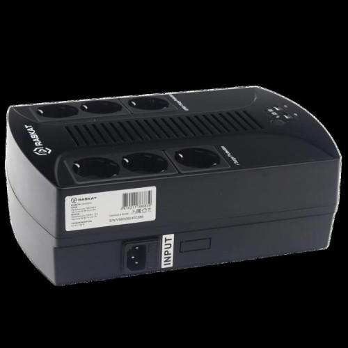 Источник бесперебойного питания  ИБП Raskat VS-650VA 650VA, 390Вт, 6хCEE 7