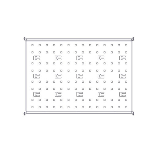 Fixed shelf Systeme Electric, Uniprom series, 1U, 650mm, 120kg