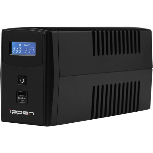 Источник бесперебойного питания Ippon Back Power Pro II 500 300Вт 500ВА черный