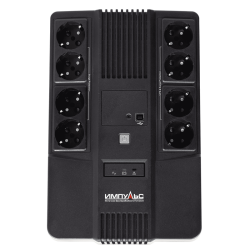 ИБП МАСТЕР 600, 600/360 ВА/Вт, LED, USB, RJ11/RJ45, SCHUKOx8/ line-interactive AS brick