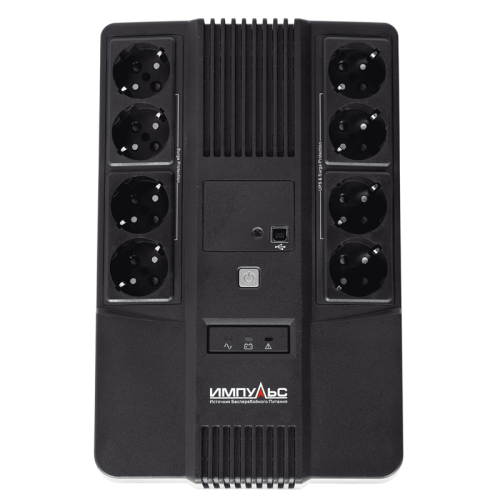 ИБП МАСТЕР 600, 600/360 ВА/Вт, LED, USB, RJ11/RJ45, SCHUKOx8/ line-interactive AS brick