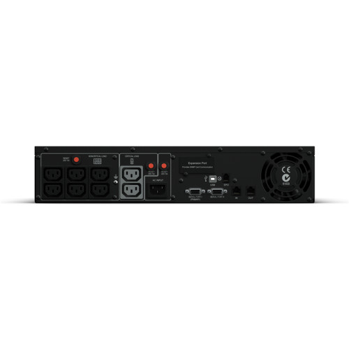 ИБП CyberPower PR1500ELCDRT2U, Rackmount, Line-Interactive, 1500VA/1350W, 8 IEC-320 С13 розеток, USB&Serial, RJ11/RJ45, SNMPslot, LCD дисплей, Black, 0.5х0.6х0.3м., 30.2кг./ UPS Line-Interactive CyberPower PR1500ELCDRT2U 1500VA/1350W USB/RS-232/Dry/EPO/SN