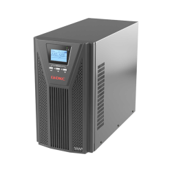 Онлайн ИБП ДКС серии Small Tower, 2000 ВА/1800 Вт, 1/1, 4xSchuko, EPO, USB, RS-232, RJ45, з/у 6А, без АКБ