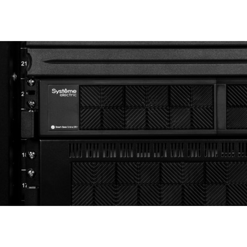 ИБП Systeme Electric Smart-Save Online SRV 6000 ВА, конвертируемый форм-фактор 5U, 230 В, 1:1, клеммный вход/выход, SmartSlot, LCD, USB, версия с возможностью увеличения времени автономии, 2 кор.