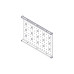 Fixed shelf Systeme Electric, Uniprom series, 1U, 650mm, 120kg
