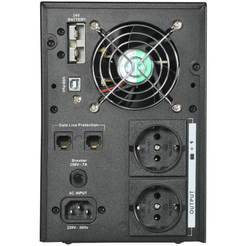 ITK ELECTRA LT ИБП 1кВА/0,8кВт без АКБ USB Schuko