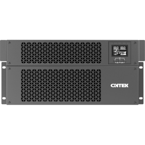 Источник бесперебойного питания/ ONTEK SM RT 10 (SB), 10 кВА/10 кВт (PF=1) с внутренними аккумуляторными батареями 16шт/9Ач, выходными клеммами и выходными розетками 8шт х С13, 4шт х С19, с выключателем сервисного байпаса и выходным выключателем, зарядное