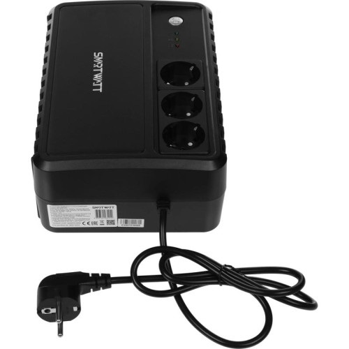 Источник бесперебойного питания Smartwatt Safe 600 360Вт 600ВА черный