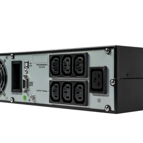 ИБП Systeme Electric Smart-Save Online SRV 3000 ВА, конвертируемый форм-фактор 2U, 230 В, 6 розеток  IEC C13 + 1хС19, SmartSlot, LCD, USB HID