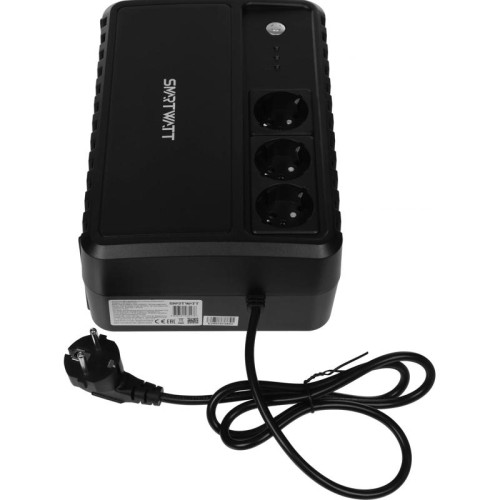 Источник бесперебойного питания Smartwatt Safe 1000 600Вт 1000ВА черный