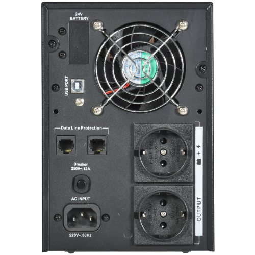 ITK ELECTRA LT ИБП 1,5кВА/1,2кВт без АКБ USB Schuko
