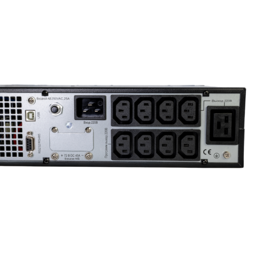 ИБП SRTSE 1 поколения 2000 ВА/Вт, 2U, 8 C13+1 C19, USB, RS-232, сухие контакты ИБП SRTSE 1 поколения 2000 ВА/Вт, 2U, 8 C13+1 C19, USB, RS-232, сухие контакты