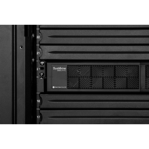ИБП Systeme Electric Smart-Save Online SRV 1000 ВА, конвертируемый форм-фактор 2U, 230 В, 6 розеток IEC C13, SmartSlot, LCD, USB HID ИБП Systeme Electric Smart-Save Online SRV 1000 ВА, конвертируемый форм-фактор 2U, 230 В, 6 розеток IEC C13, SmartSlot, LCD, USB HID
