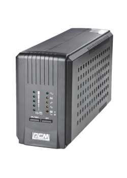 Источник бесперебойного питания Powercom Smart King Pro+ SPT-700 560Вт 700ВА черный/ UPS Powercom Smart King Pro+ SPT-700 560W 700Va black (ID 1154033)