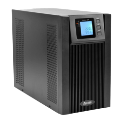ИБП POWERMAN Online 2000, LCD, двойного преобразования, 2000ВА, 1800Вт, 8 штук IEC320 С13 с резервным питанием, USB, RS232, слот SNMP, разъем EPO, батарея 12В 9Ач 4 шт.,  1 кабель для нагрузки C13/C14, 191 х 337 х 460 мм., 19.64 кг./ UPS POWERMAN Online 2