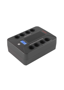 Линейно-интерактивный ИБП ДКС серии Info PDU, 600 ВА/360 Вт, 1/1,8xSchuko, LCD, 1x7Aч