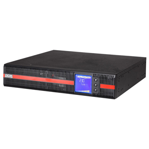 ИБП Powercom MRT-3000-L (127V), 3000 Вт/3000 ВА, Rack/Tower, напряжение шины постоянного тока 72В, ток заряда 6А, LCD, USB, RS-232, слот под SNMP карту, ШхГхВ 428х635х84 мм, вес нетто 14,4 кг, батареи в комплект не входят/ UPS Powercom MRT-3000-L (127V), 