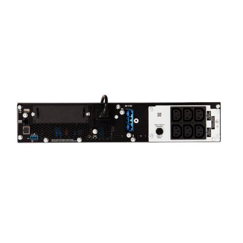 Smart-UPS SRT 1.0кВт / 1.0кВА, On-Line, Extended-run, Black, Rack 2U, with PowerChute Business Edition sofware, Interface Port RJ-45 Serial, Smart-Slot, USB, (6) IEC 320 C13