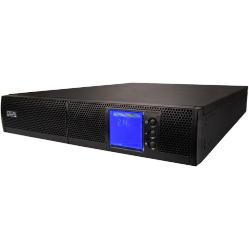 UPS Powercom SNT-1500, 1500 W / 1500 VA, Rack / Tower, 6 IEC320 C13 outlets with backup power, LCD, USB, RS-232, SNMP card slot, WxDxH 428x425x84 mm, weight 17.3 kg