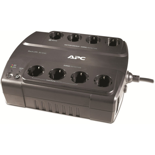 Источник бесперебойного питания/ APC Power-Saving Back-UPS ES 8 Outlet 550VA 230V CEE 7/7