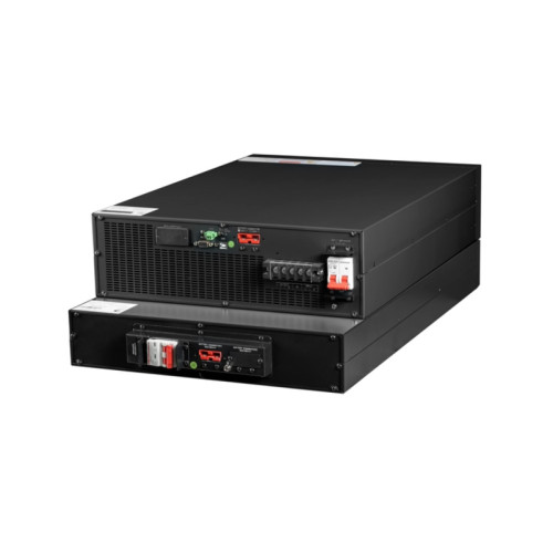 ИБП Systeme Electric Smart-Save Online SRV 10000 ВА, монтаж в стойку 5U, 230 В, 1:1, клеммный вход/выход, SmartSlot, LCD, USB, версия с возможностью увеличения времени автономии, 2 кор.