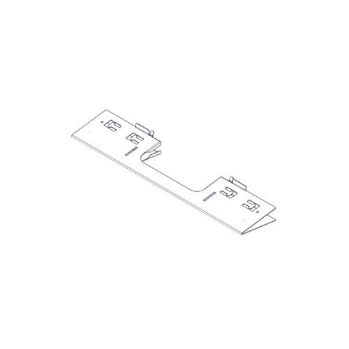 Divider with opening for laying Systeme Electric cables, on the roof of Uniprom Rack cabinets 600mm wide, 2 pcs.
