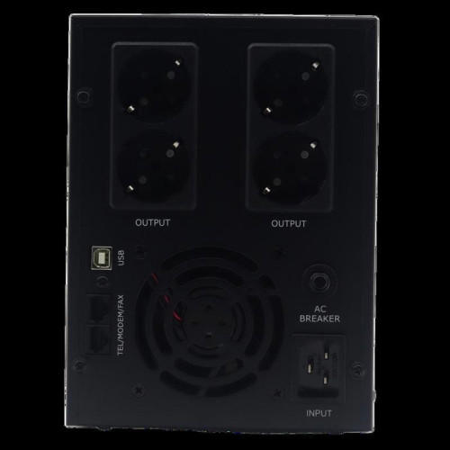 Источник бесперебойного питания  ИБП Raskat HSL-3000VA (3000VA, 1800Вт, 4xCEE7, LCD, USB type-B, 2xRJ-45)