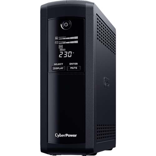 Источник бесперебойного питания/ UPS CyberPower VP1200EILCD Line-Interactive 1200VA/720W USB/RS-232/RJ11/45 (4 + 4 IEC С13) Источник бесперебойного питания/ UPS CyberPower VP1200EILCD Line-Interactive 1200VA/720W USB/RS-232/RJ11/45 (4 + 4 IEC С13)